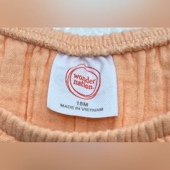 NWT Wonder Nation Toddler Girl Ruffled Dress, Size 18M - Picture 6 of 6